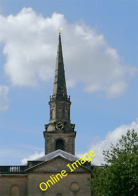 Photo 6x4 The spire of St John's in the Square, Wolverhampton Seen from t c2010