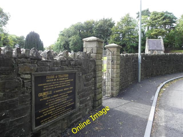 Photo 6x4 Church of St Colmcille, Milford Baile na nGalloglach Looking we c2010