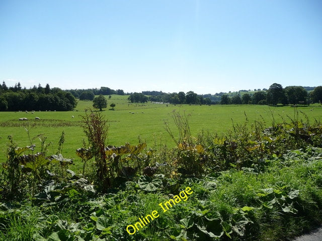 Photo 6x4 Fields north of Chirk Castle Fron Isaf\/SJ2740 As Offa&#039;s D c2010