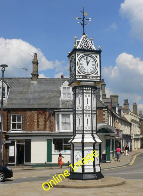 Photo 6x4 Downham Market Clock Clock tower in centre of Downham Market c2010