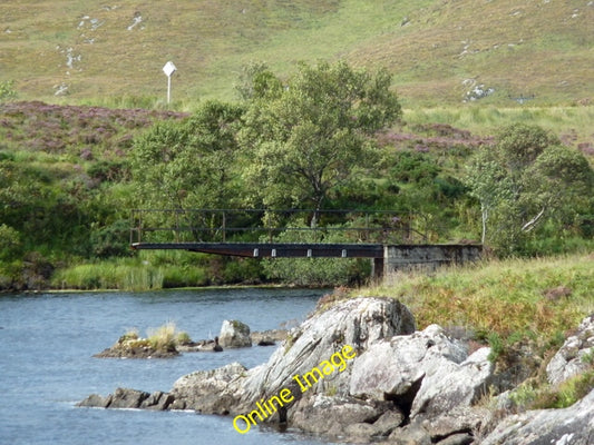 Photo 6x4 Fishing pool on the Laxford River Cnoc Bad na h- Achlaise  c2010