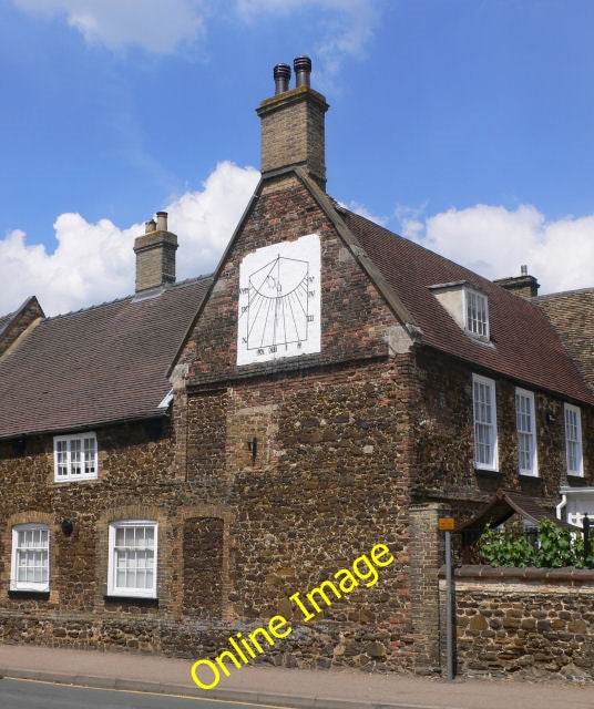 Photo 6x4 House with Sundial Downham Market House in Downham Market with  c2010