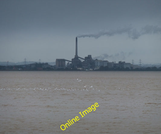 Photo 6x4 Grey Day on the Humber South Ferriby The Cemex plant at Ferriby c2010