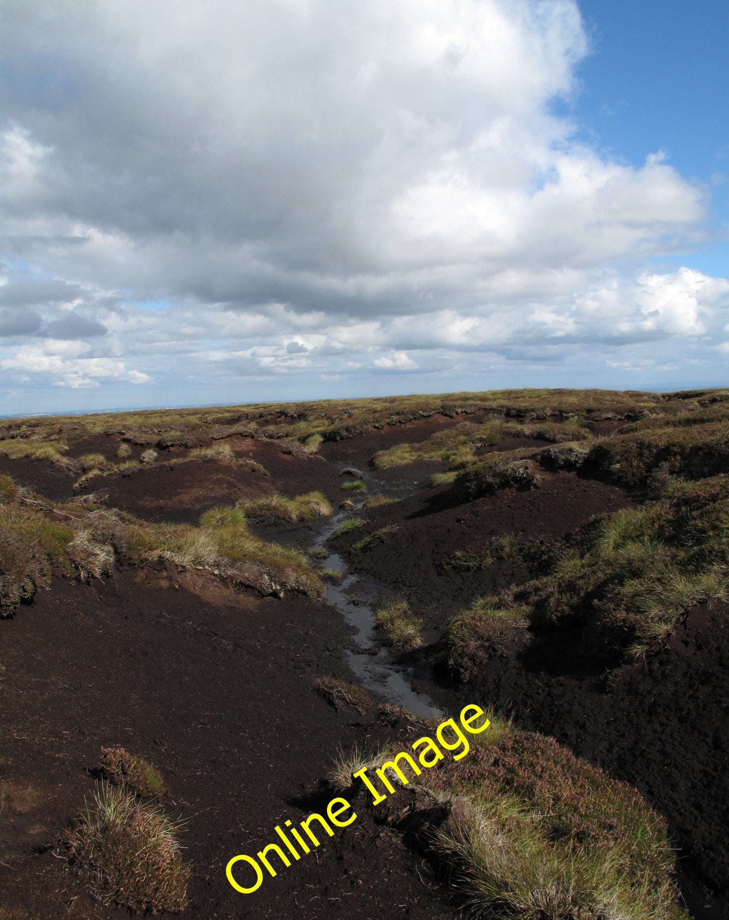 Photo 6x4 Peat haggs on Green Hill of Snowhope Hill Brotherlee Snowhope H c2010