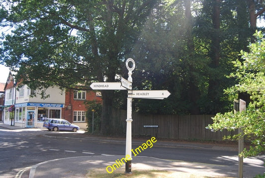 Photo 6x4 Road sign, Grayshott  c2010