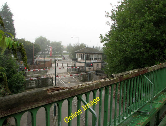 Photo 6x4 Sneinton signal box and Meadow Lane level crossing Nottingham\/ c2010