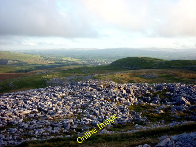 Photo 6x4 Limestone pavement near the Cheese Press Stone Masongill Lookin c2010