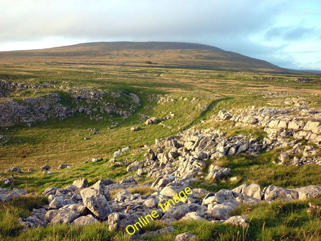 Photo 6x4 Dry valley, Low Plain Masongill A track runs up the valley past c2010