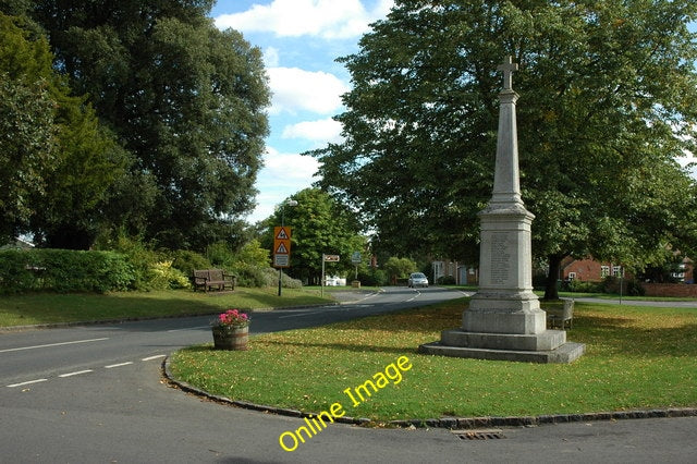 Photo 6x4 Road through Fladbury Road through the village of Fladbury with c2010