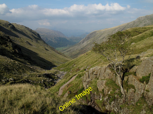 Photo 6x4 Grains Gill below Ruddy Gill Seathwaite\/NY2312 Grains Gill whi c2010