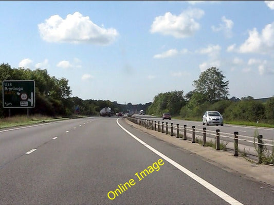 Photo 6x4 A449 - half-mile to the A472 junction Gwernesney  c2010