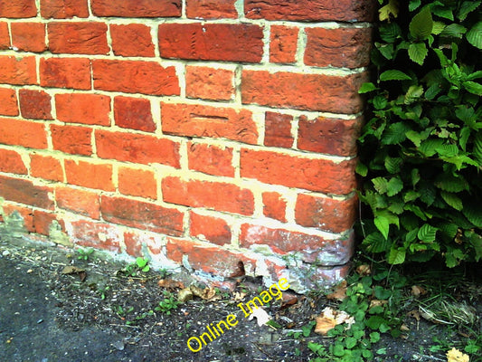 Photo 6x4 Benchmark on The Old Bakehouse Ford\/SP7709 Ordnance Survey cut c2010