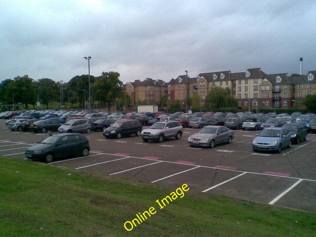 Photo 6x4 Midsummer Meadow Northampton\/SP7561 This car park used to be a c2010