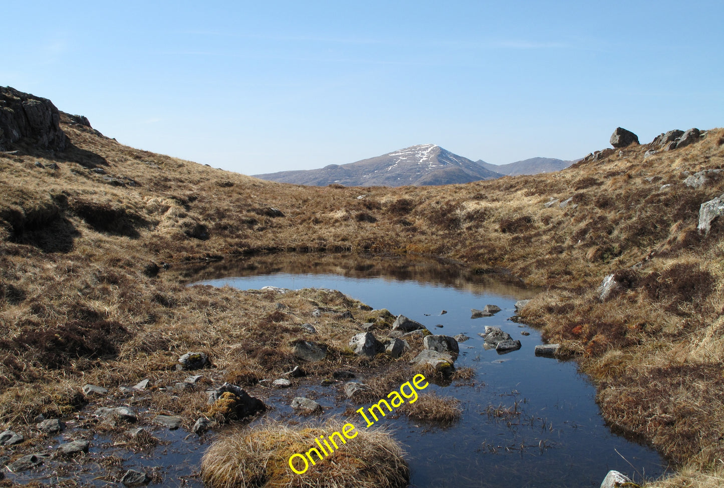 Photo 6x4 Lochan on Beinn Suidhe The Graham, Beinn Suidhe has two tops, t c2010