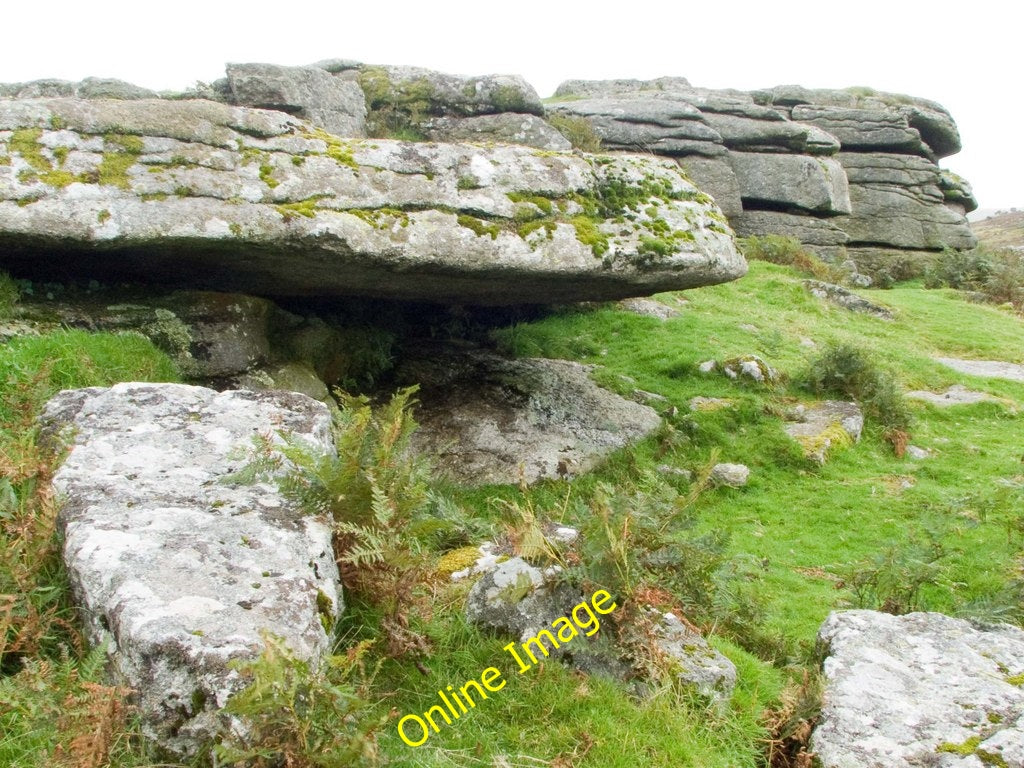 Photo 6x4 Feather Tor Merrivale\/SX5475 A low-lying tor. c2009