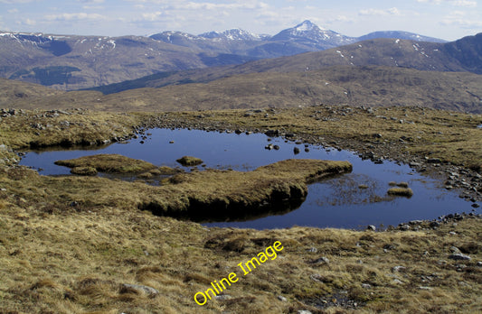 Photo 6x4 Lochan on S. ridge of Beinn Suidhe Coire Fearna\/NN2040 A locha c2010