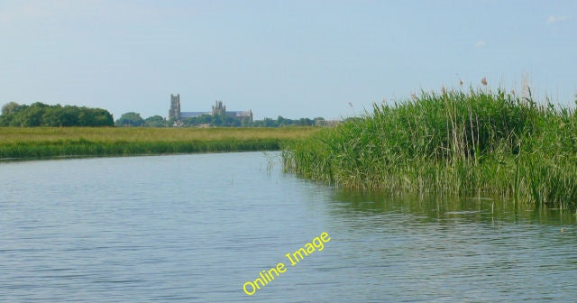 Photo 6x4 Ship of the Fens Little Thetford Ely cathedral is sometimes kno c2010