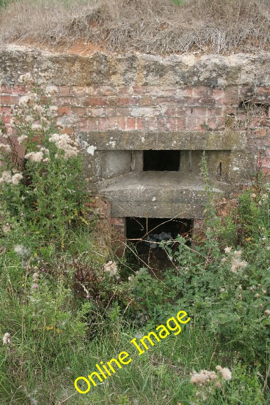 Photo 6x4 Entrance and loophole Four Points The weed covered entrance to  c2010