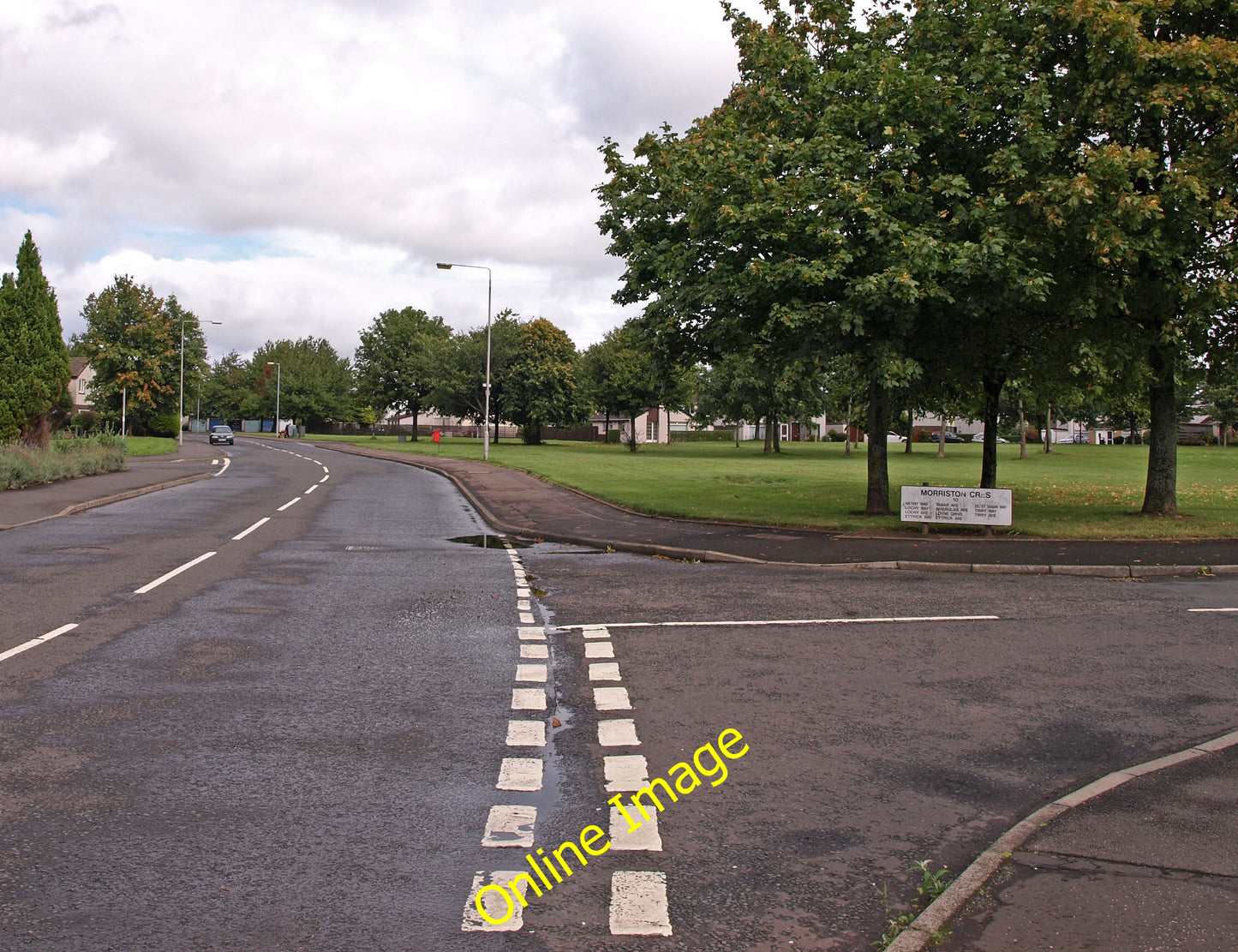 Photo 6x4 Road junction, Renfrew Afton Drive/Morriston Crescent, Dean Par c2010