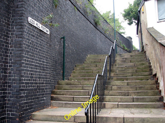 Photo 6x4 Sneinton: Lees Hill Footway Nottingham\/SK5641 These steps conn c2010