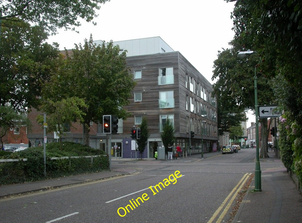 Photo 6x4 Boscombe Library Boscombe\/SZ1191 At the corner of Heathcote an c2010